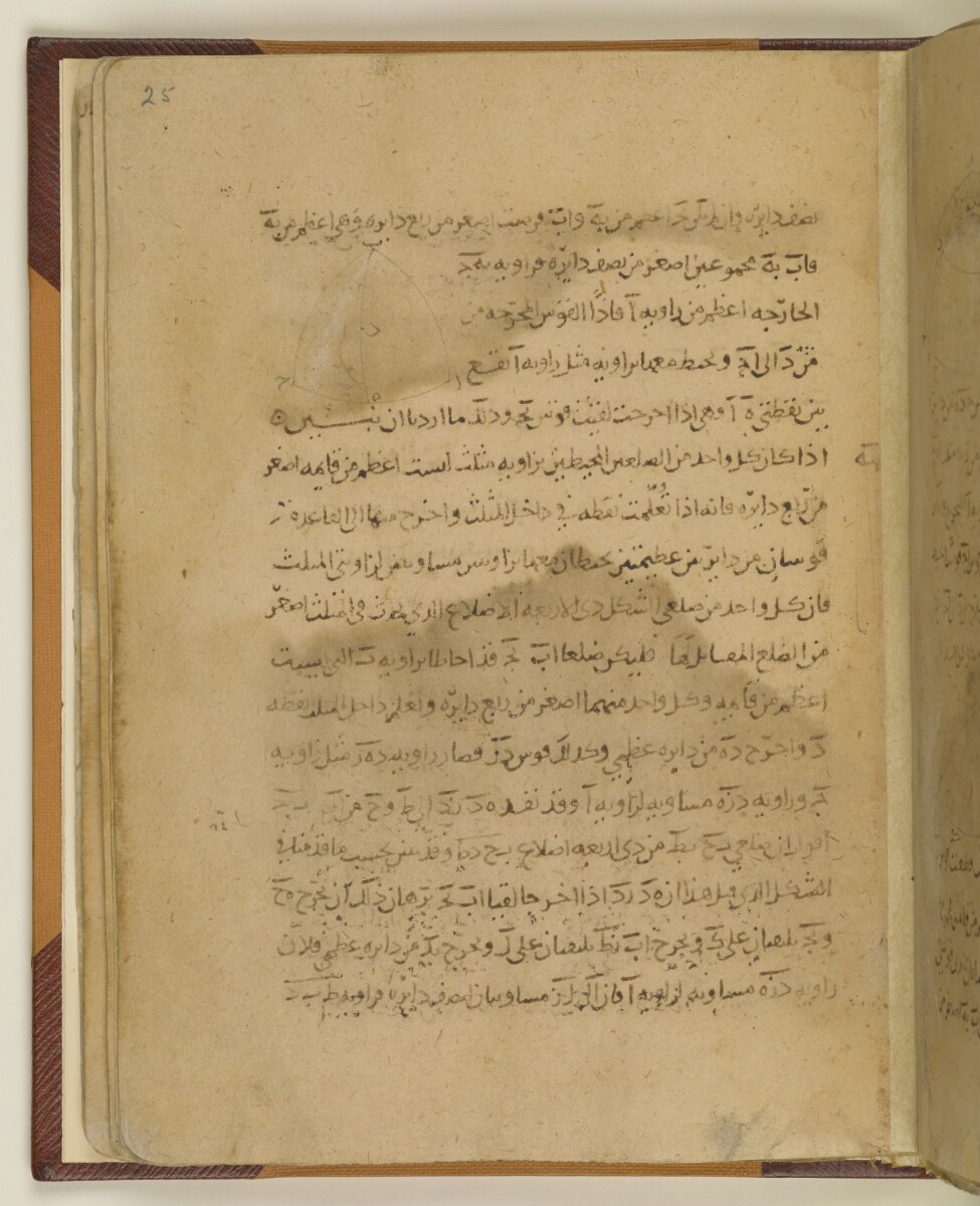  <em>Kitāb Mānālāwus fī al-ashkāl al-kurrīyah</em> كتاب مانالاوس في الأشكال الكرية Menelaus of Alexandria مانالاوس [&lrm;25r] (60/126)
